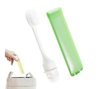 Folding Travel Toothbrush, Portable Travel Toothbrush, Soft Toothbrush For Adults, Compact Folding Toothbrush For Camping and Hiking, Travel-Friendly Oral Care For On-The-Go With 0.01 Inches
