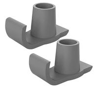 Folding Walker Ski Glides | Non-Slip Foot Sliders With Protective Pads, Elderly Rollator Accessories For Safety Support, Heavy-Duty Rear Leg Attachments, Coaster Ends For Tile, Rug, Pavement