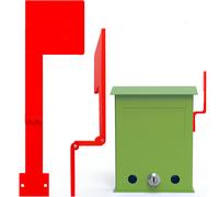 Folding Wall Mount Mailbox Flag Vertical Mailbox Flag Designed to Fit