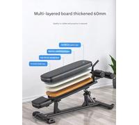 Folding Weight Bench Sit-up Fitness Equipment Home Multifunctional Dumbbell Bench Men's Abdominal Board Dumbbell Bench (177x78x93)(Black)