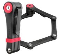 FoldyLock Clipster - Lucchetto pieghevole per bicicletta, compatto, portatile, a