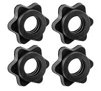 Folewr 4 dadi per manubrio con dado esagonale, antiscivolo, per bilanciere, barre, barre, dado esagonale, 4 pezzi
