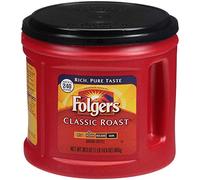 Folgers - Caffè Classic Roast | Macina di Caffè, Intensità Media - 1 Confezione da 865 g