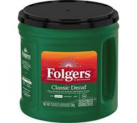Folgers - Caffè Classico Decaffeinato | Macina di Caffè, Intensità Media - 1 Confezione da 734 g