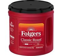 FOLGERS - Caffè macinato tostato classico | Gusto pieno con aroma tradizionale - Ideale per ogni momento della giornata - Lattina da 734 g