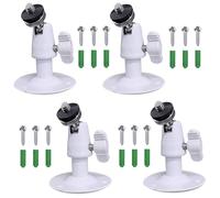 Folgtek 4 pezzi Supporti da parete per mini telecamera Supporto da soffitto Accessori di montaggio universali per mini telecamera per interni ed