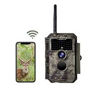 Folgtek Fotocamera da caccia WiFi 48MP 1296P Video con Controllo Bluetooth 23m Visione Notturna e Sensore di Movimento IP66 Impermeabile per la Fauna Selvatica, Sicurezza del Cortile