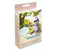 folia 23912 - Mini set all'uncinetto, set completo per creare un simpatico bradipo all'uncinetto, circa 9-11 cm, per bambini a partire da 8 anni e adulti, come regalo