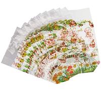 folia 252 - Sacchetti in cellulosa con Stampa Pasquale, Circa 14,5 x 23,5 cm, 10 Pezzi, per confezionare Biscotti, Caramelle e Molto Altro