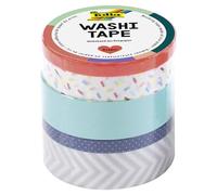 folia Washi Tape, Nastro Adesivo in Carta di Riso, 5 Pezzi, Ideale Decorare, Multicolore, taglia unica, 50 unità