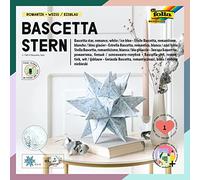 Folia 402/1515 Stella bltter Bascetta, pieghevole, colore: blu ghiaccio/Stampa