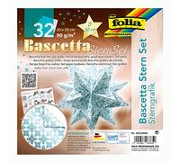 Folia 403/2020 Stella bltter Bascetta, pieghevole, colore: blu ghiaccio/Stampa