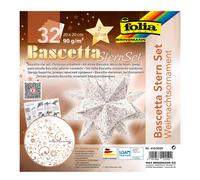 folia 410/2020 Bascetta - Set per creare decorazioni natalizie a forma di stella