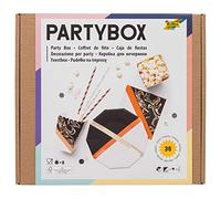 folia 45301 - Scatola per Feste per Adulti, 36 Pezzi (per Circa 6 Persone), Bella tavola per Compleanni, Feste e Molte Altre Occasioni