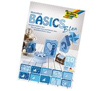 Folia 46449 Basics - Blocco di 30 Fogli, 24 x 34 cm, Colori Assortiti