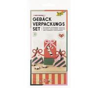 folia 48206 - Set per confezionare dolci SWEET CHRISTMAS, 6 sacchetti regalo con design natalizio e cartellini, incl. 6 fili di ciniglia da 40 cm, per dolciumi e pasticcini