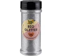 folia 578160-Glitter, 100 g, Organico in Argento, per abbellire e Decorare, Glitter, Silver