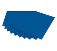 folia 6135 - Cartoncino Fotografico Blu Reale, 50 x 70 cm, 300 g/mq, 10 Fogli per Fai da Te e Creare Biglietti, Immagini per finestre e Scrapbooking