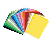 folia 614/250 09 - Cartoncino Fotografico Mix, DIN A4, 300 g/m², 250 Fogli, Colori Assortiti in 25 Colori, per Il Fai da Te e la creazione di Biglietti, finestre e Scrapbooking