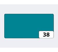 folia 614/50 38 - Cartoncino fotografico formato DIN A4, 300 g/m², 50 fogli, turchese, per il fai da te e la creazione di biglietti, foto e per scrapbooking