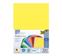 folia 614/50 99 Photo Card Mix, DIN A4, 300 g/m², 50 Sheets, Assorted in 25 Colo