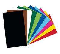 folia 63509 - Carta Colorata Mix, ca. 35 x 50 cm, 130 g/m², 20 Fogli Assortiti in 10 Colori, per Il Fai da Te e la creazione di Biglietti, Immagini per finestre e per Scrapbooking