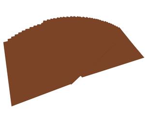 Folia 6485 Coloured Paper DIN A4, 100 Blatt, schokobraun chocolate brown