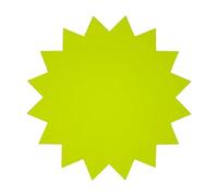 Folia 671 911 - pubblicitario Simbolo - Stella, Circa 18 cm, 20 Pezzi, leuchtgelb