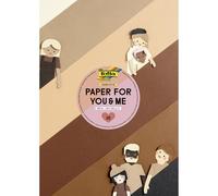 folia 679 - Carta for you & me SHADES OF US, DIN A4, blocco con carta colorata da 130 g/m² e cartoncino fotografico da 300 g/m², 20 fogli in 10 colori, per creare, decorare e abbellire