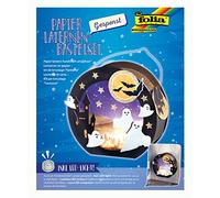 folia- Lanterne - Kit Fai da Te, Fantasma, con Asta e Luce LED, Multicolore, 68102