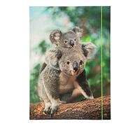 folia 69003-Cartella A3 Basic Jungle Cuties, in Robusto Cartone con Elastico, Multicolore, 69003