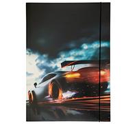 folia 69005 - Cartella A3 Basic Race Car, in Cartone Robusto con Elastico