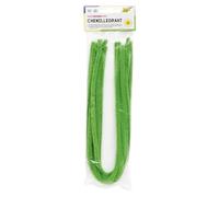 folia 77851 Filo di ciniglia, 10 Pezzi, Colore Verde Chiaro, Diametro 8 mm e 50 cm di Lunghezza, Ideale per Bambini per Il Fai da Te e la creazione di Animali, Figure e Altre Forme