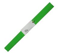 folia 820140 - Carta crespa, 10 Rotoli in Giallo-Verde, Ogni Rotolo Circa 50 x 250 cm, 32 g/m², Carta Molto Elastica e Sottile, con Una Superficie Irregolare e Ruvida