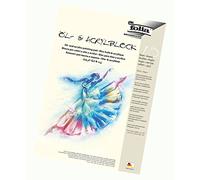 folia 8363 - Blocco per Pittura a Olio e Acrilico, 290 g/m², DIN A3, 10 Fogli - Carta di qualità Adatta per Colori acrilici, a Olio e Pastello