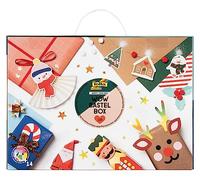 folia 923-WOW Merry CRAFTMAS Pinguino Craft Box, Scatola Artigianale 133 Pezzi con Carta, cartoncino, Adesivi, Accessori e Istruzioni, Multicolore, Medio, 923