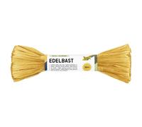 folia 9265 - Raffia Edelbast, 1 Mazzo da 30 m in Oro, Filo di Fibra Sintetica Lucida, Ideale per Fai da Te, Decorazioni o per composizioni, mazzi e Altri lavori floristici