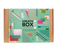 folia 937 Creative Box "Glitter Mix", Over 900 Pieces, Glittery, Colourful Mater