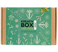 Folia 938 Creative Box Wood Craft Box with Over 590 Pieces, Many Different Mater