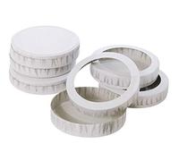 folia 985 - Scatole per Formaggio Piccole, Colore Bianco, Diametro Circa 11 cm, 10 Paia, Ideali per Il Fai da Te Lanterne e Lanterne Personalizzate