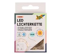 folia 986 - 2X Micro LED Fairy Lights with 20 LEDs in Warm White, Approx. 2.20 m