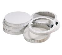 Folia 995 - Scatole per Formaggio, Diametro, 15.3 cm, 10 Paia, Bianco