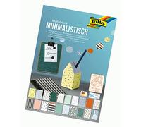 folia 48849 Minimalist Motif pad, 270 g/m², Approx. 24 x 34 cm, Sheets Assorted