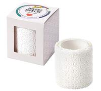 Folia Bordo decorativo washi Fiori, Bianco Nero