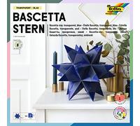 Folia Bringmann, Set per Stella Fai da Te Bascetta, di Colore Blu, codice Articolo 836/3030, Carta, Blau, 20 x cm