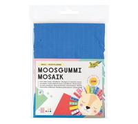 folia- Cuore Mosaico di Gomma espansa, Autoadesivo, 6 Fogli, Circa 15 x 20 cm, Spessore 2 mm, Colori Assortiti, Multicolore, 2364