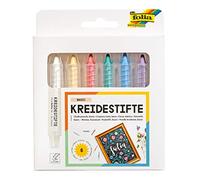 Folia Kim Kranholdt - Set di 6 pennarelli gesso, colori assortiti