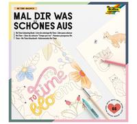 folia Me Time 82302 Colouring Book with 20 Double Pages Pre-Printed Motifs for C