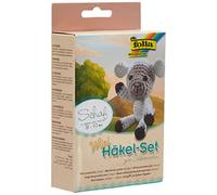 folia- Animale Mini Forma, Circa 8 - 10 cm, Set Completo per Creare Una Simpatica Pecora Lavorata all'Uncinetto, per Bambini dagli 8 Anni in su e Adulti, Come Regalo, Multicolore, 23906
