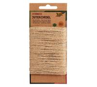 folia Natural Cord 20 m 100% Jute Twine for Crafting, Decorating and Packaging